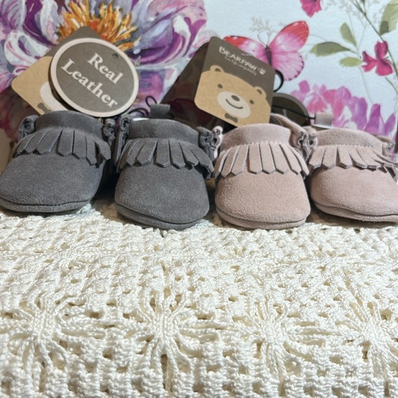 BearPaw Other - NIB BEARPAW CRIB SHOES. SZ 0/6 mo………3 pairs. **SOLD SEPARATELY**